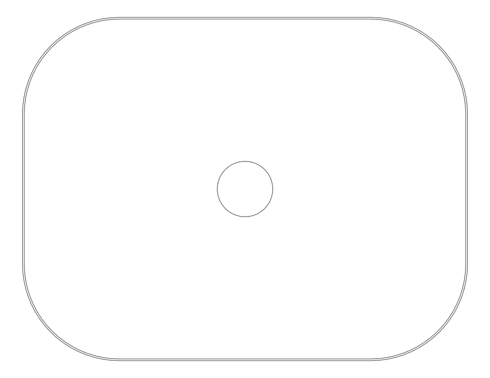 Plan Image of Basin AboveCounter Abey Vela Rectangle