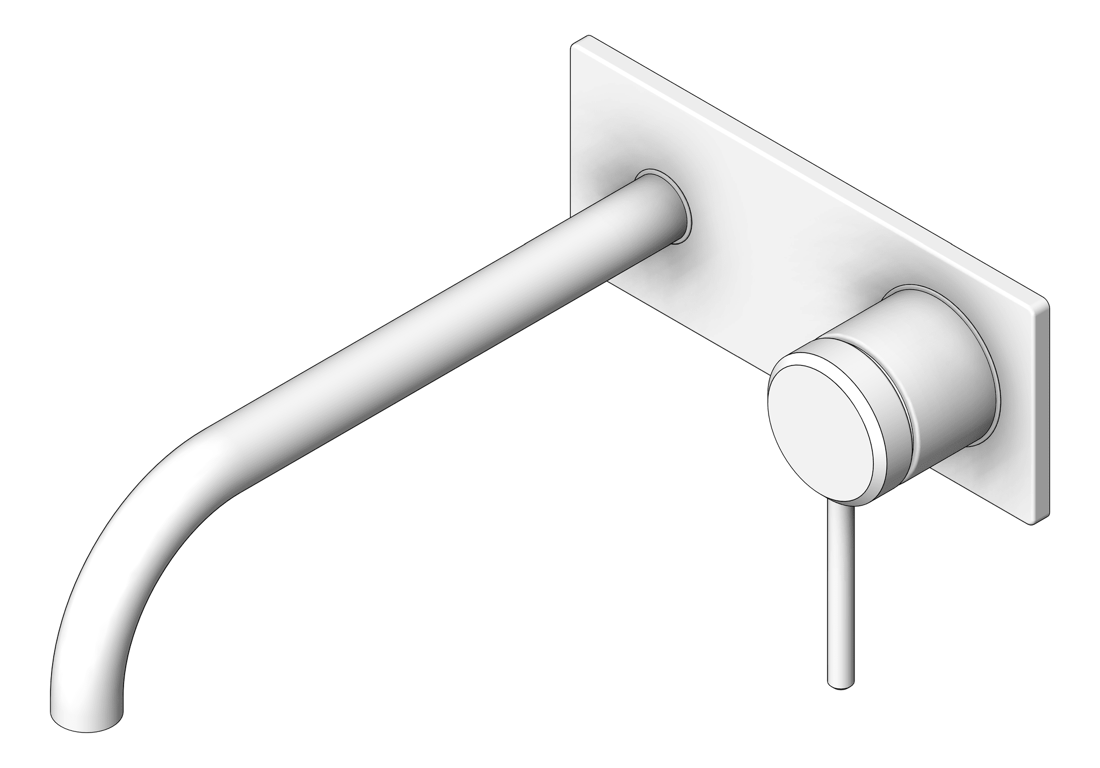 Navigate to MixerSet Wall Abey Poco BasinBathSet 220