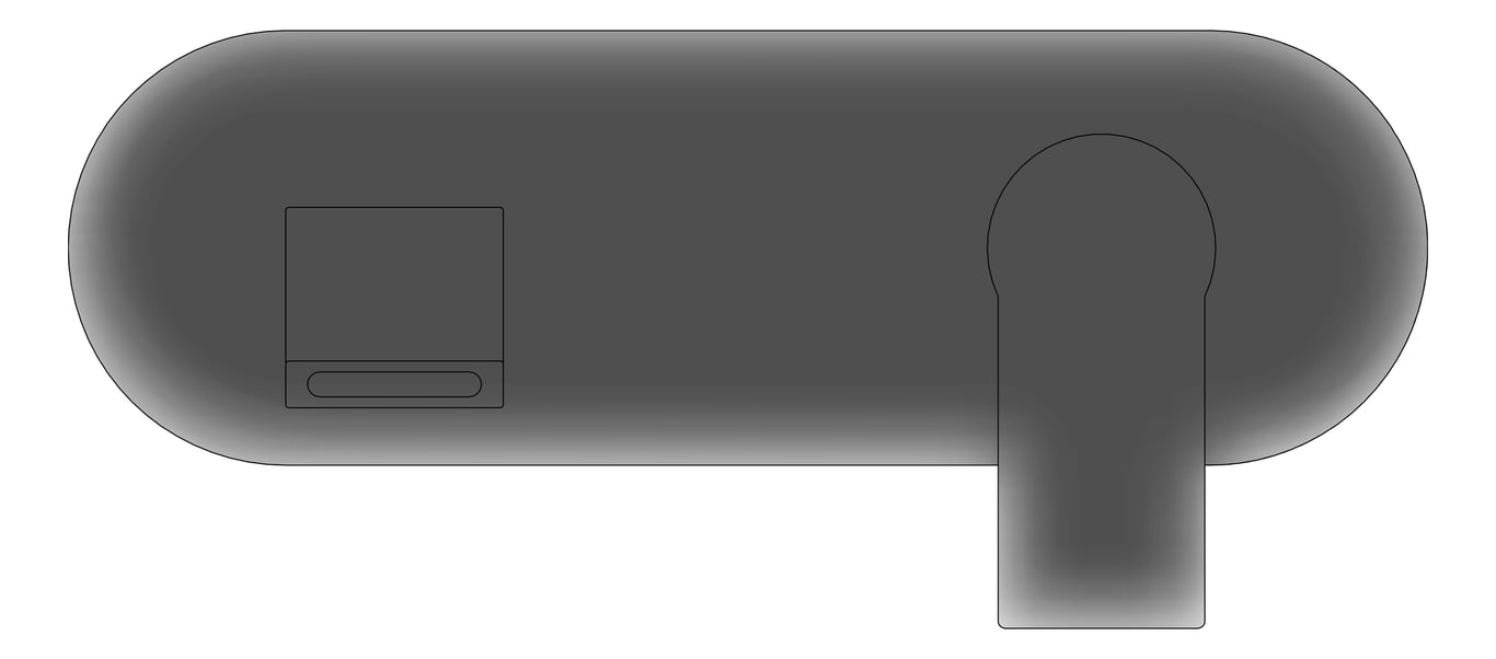 Front Image of MixerSet Wall Abey Stile Basin