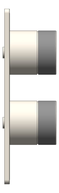 Left Image of MixerTap Wall Abey PocoP BathShower Rectangular