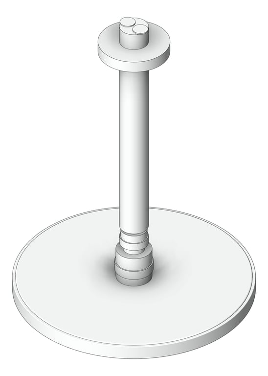 Shower Ceiling Abey Vertical Round