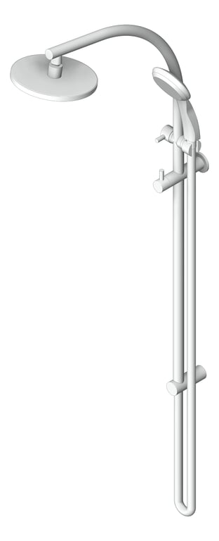 Navigate to Shower Wall Abey Dual Round