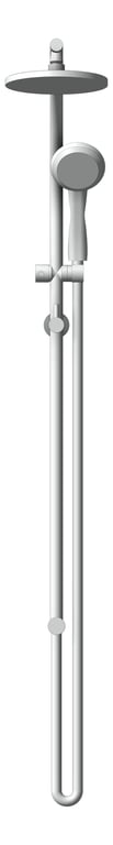 Front Image of Shower Wall Abey Dual Round