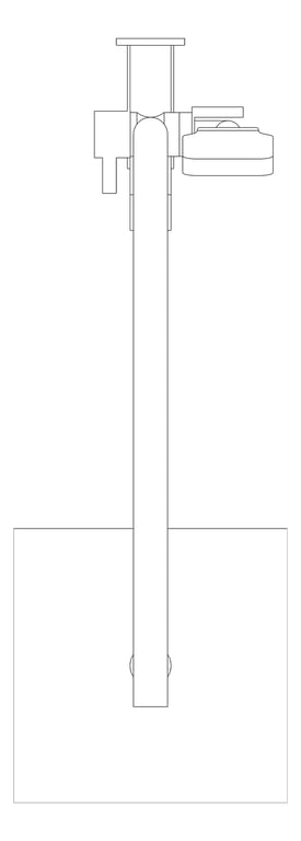 Plan Image of Shower Wall Abey Dual Square
