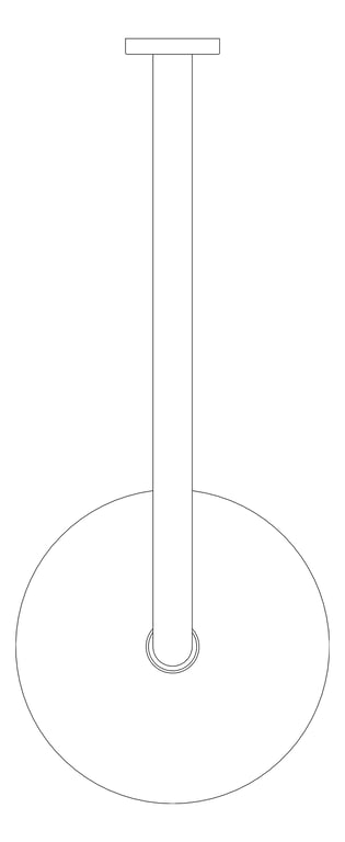 Plan Image of Shower Wall Abey Horizontal Round