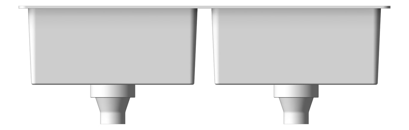 Front Image of Sink Kitchen Abey BLD Double