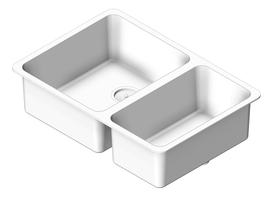 Navigate to Sink Kitchen Abey BLD OneAndOneThirdBowl