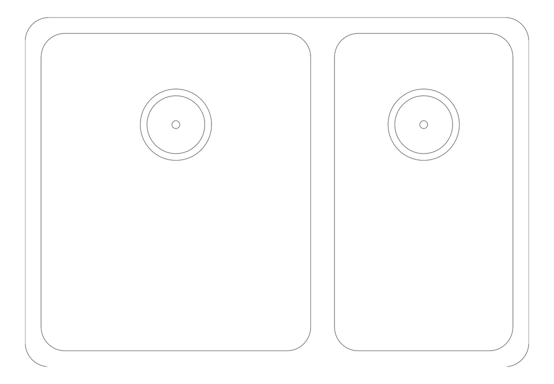 Plan Image of Sink Kitchen Abey BLD OneAndOneThirdBowl
