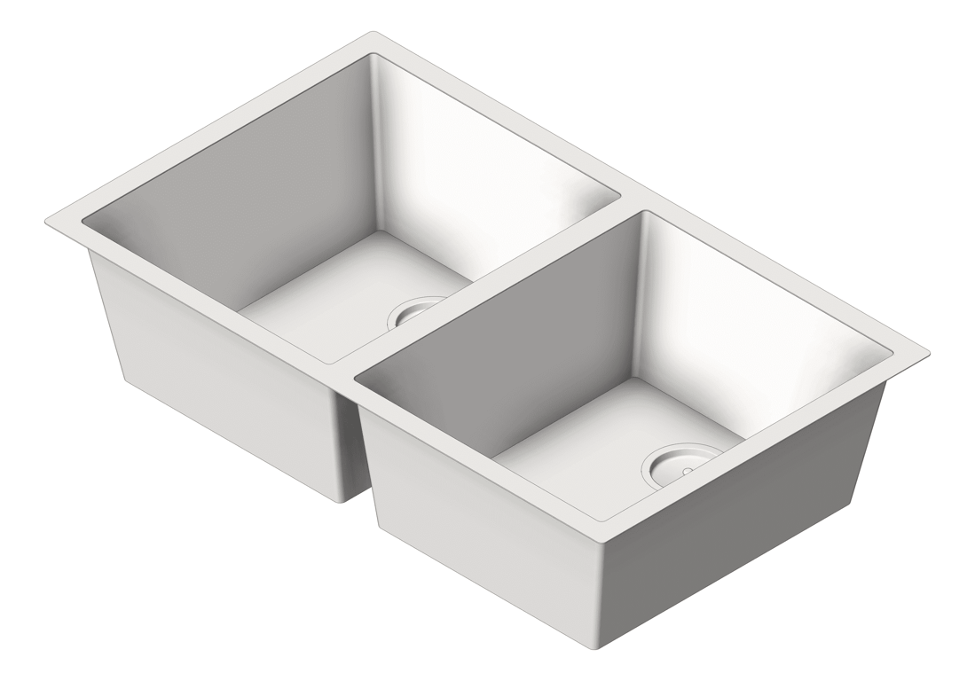 Navigate to Sink Kitchen Abey CUA 340 DoubleBowl Undermount