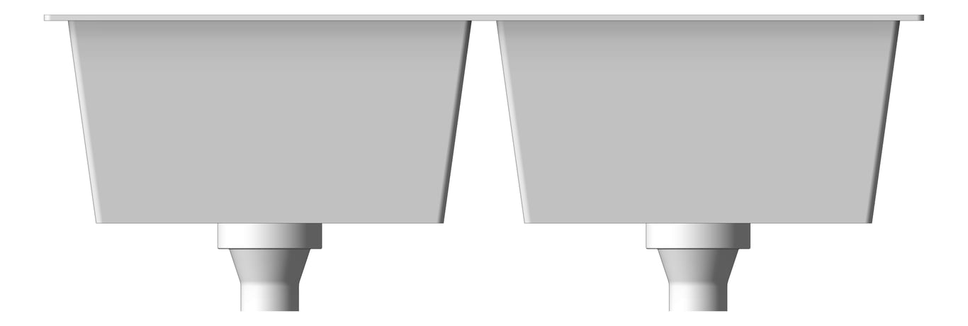 Front Image of Sink Kitchen Abey CUA Double