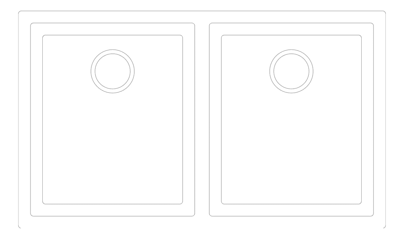 Plan Image of Sink Kitchen Abey CUA Double