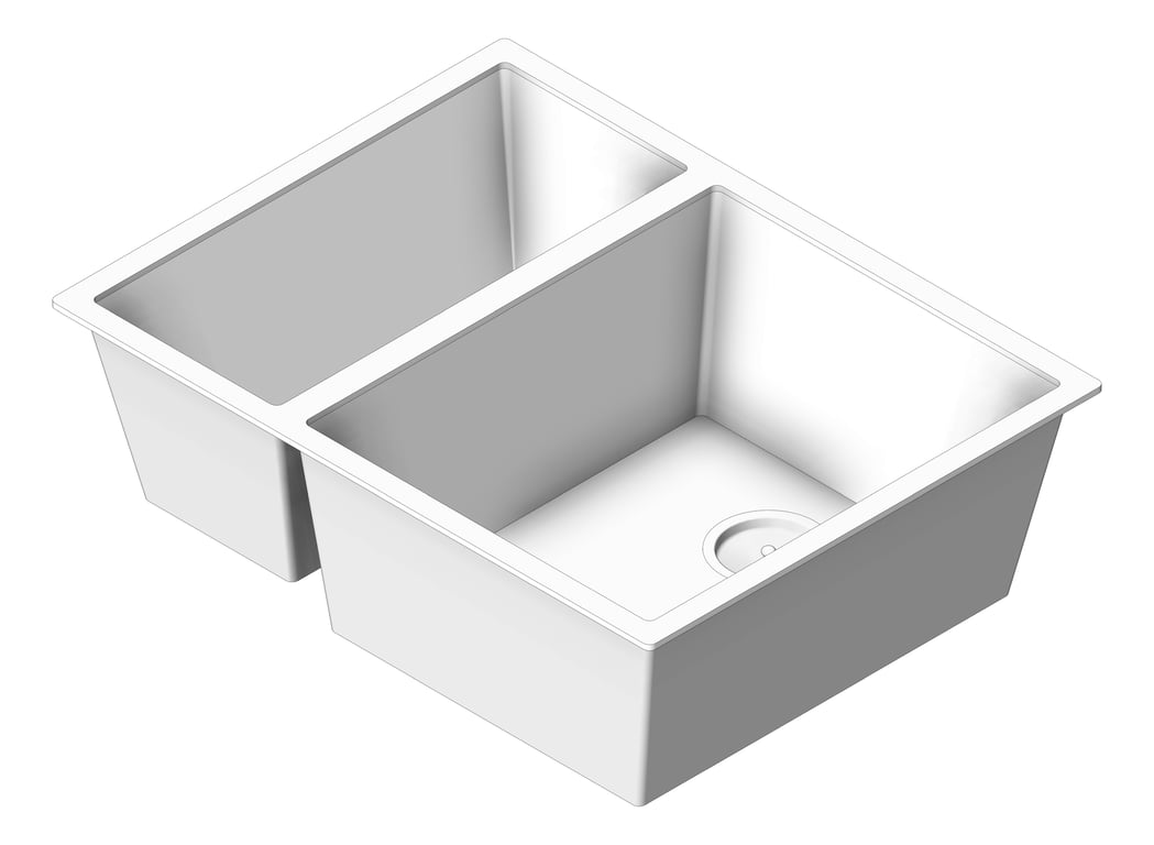Navigate to Sink Kitchen Abey CUA OneAndOneThirdBowl