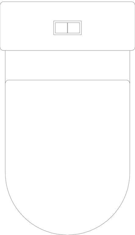 Plan Image of ToiletSuite WallFaced Abey ParkAvenue Rimless