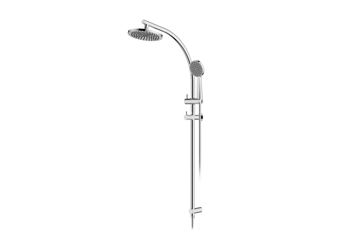 RHB07 (63174-0001) with new hand shower Image of Shower Wall Abey Dual Round