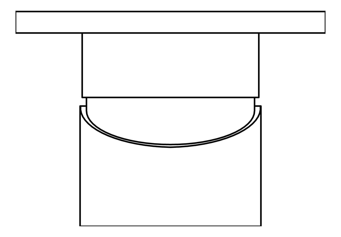Plan Image of MixerTap Wall Abey Stile