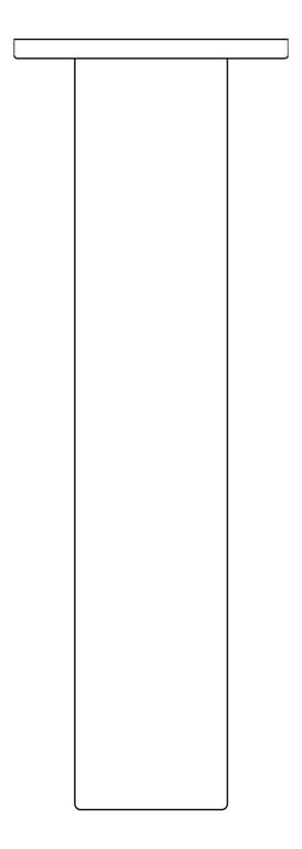 Plan Image of Spout Wall Abey Stile Basin