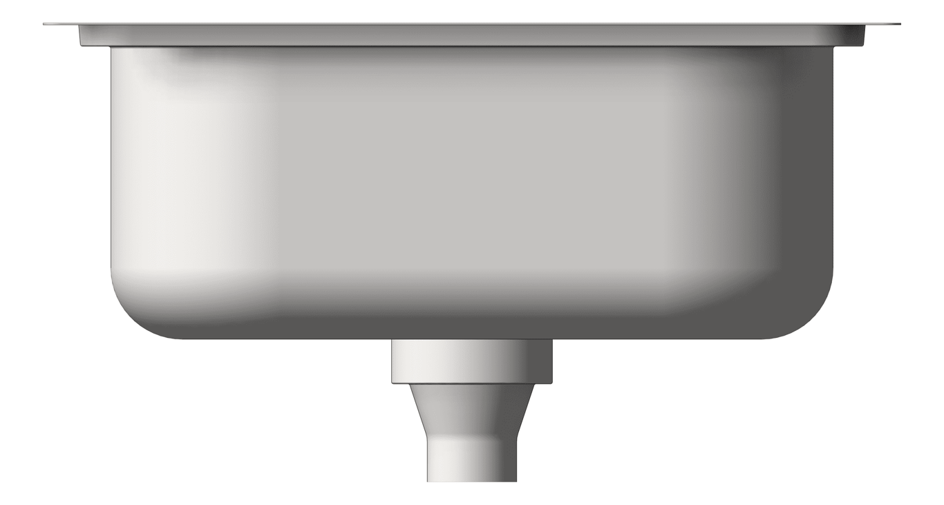 Sink Kitchen Abey Entry SingleBowl LHS Inset