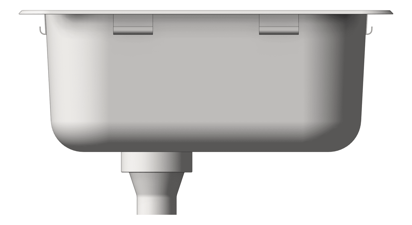 Sink Kitchen Abey PRC 180 DoubleBowl Insert