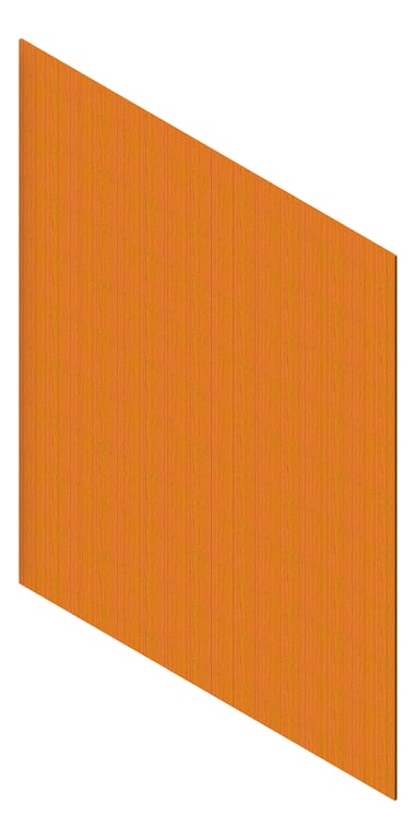 3D Presentation Image of Cladding Aluminium AliWood LiningBoard Vertical 140 Snowgum