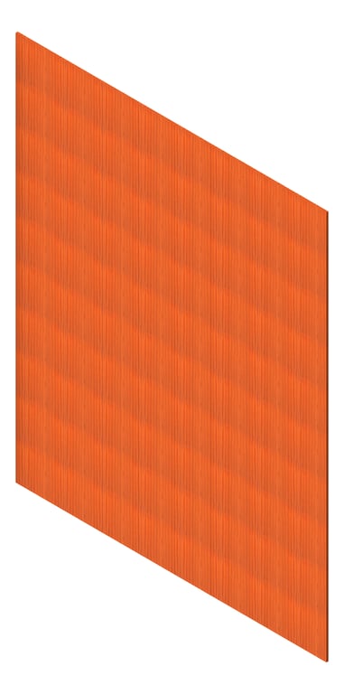 3D Presentation Image of Cladding Aluminium AliWood LiningBoard Vertical 140 SpottedGum