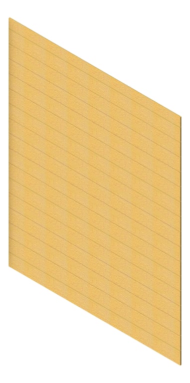 3D Presentation Image of Cladding Aluminium AliWood VLine Horizontal 180 SiberianLarch