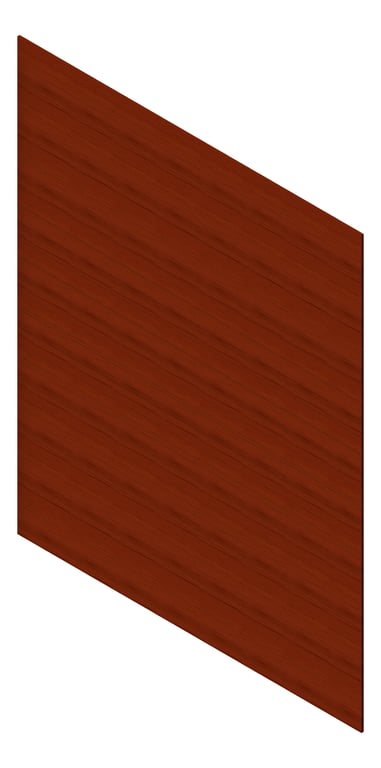 3D Presentation Image of Cladding Aluminium AliWood VLine Horizontal 210 Bushwood