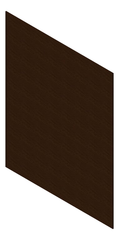 3D Presentation Image of Cladding Aluminium AliWood VLine Horizontal 210 Chestnut