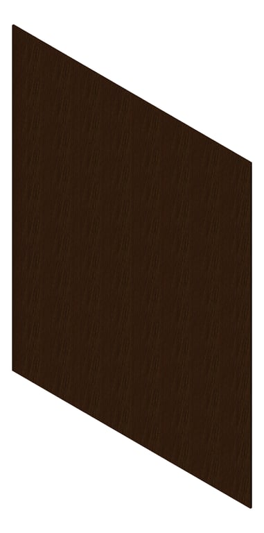 3D Presentation Image of Cladding Aluminium AliWood VLine Vertical 150Castellated Chestnut