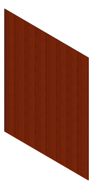 3D Presentation Image of Cladding Aluminium AliWood VLine Vertical 180 Bushwood