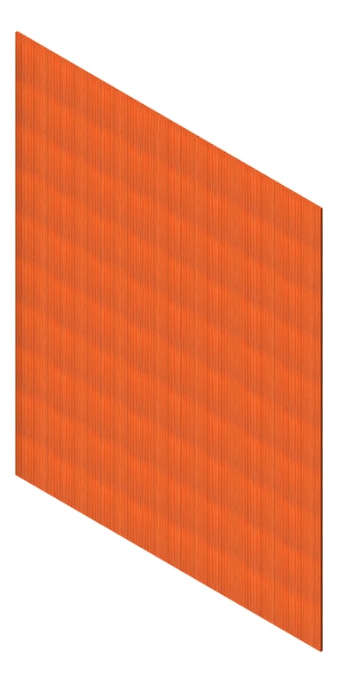 3D Presentation Image of Cladding Aluminium AliWood VLine Vertical 210 SpottedGum