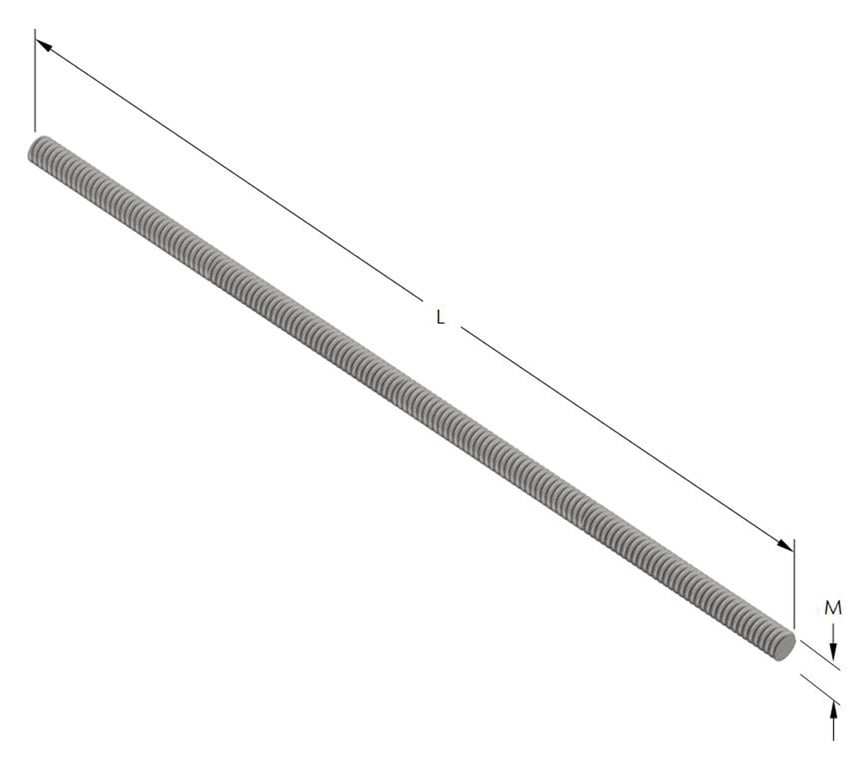 1AG270 Image of Rod Anchorage Fully Threaded AG270