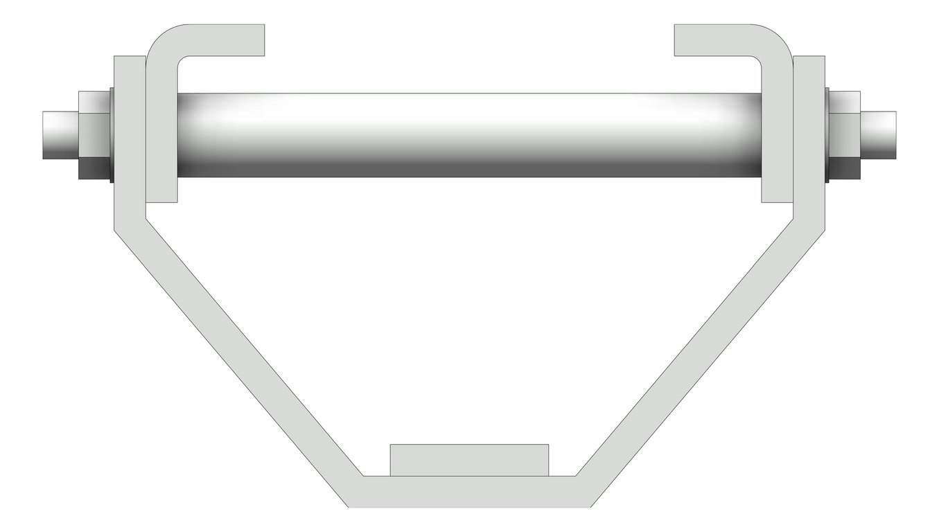 Front Image of Pipe Hanger Rigid Anchorage Beam Clamp AG260