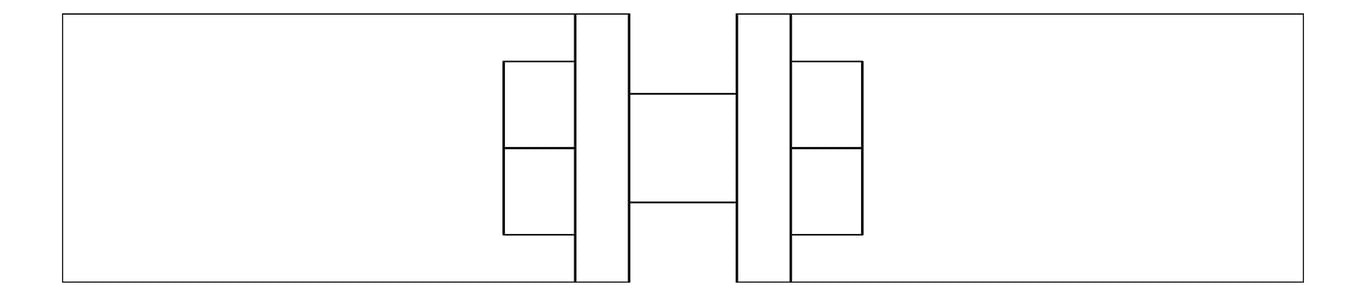 Plan Image of Pipe Hanger Rigid DICL Pipe Clamp Anchorage Medium Duty 2 Bolt AG110