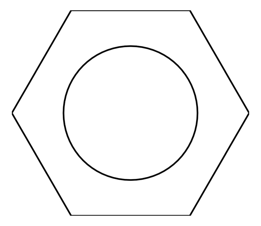 Plan Image of Hex Connector Anchorage AG310