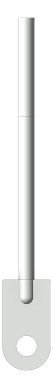 Front Image of Spade End with rod Anchorage RH thread AG300