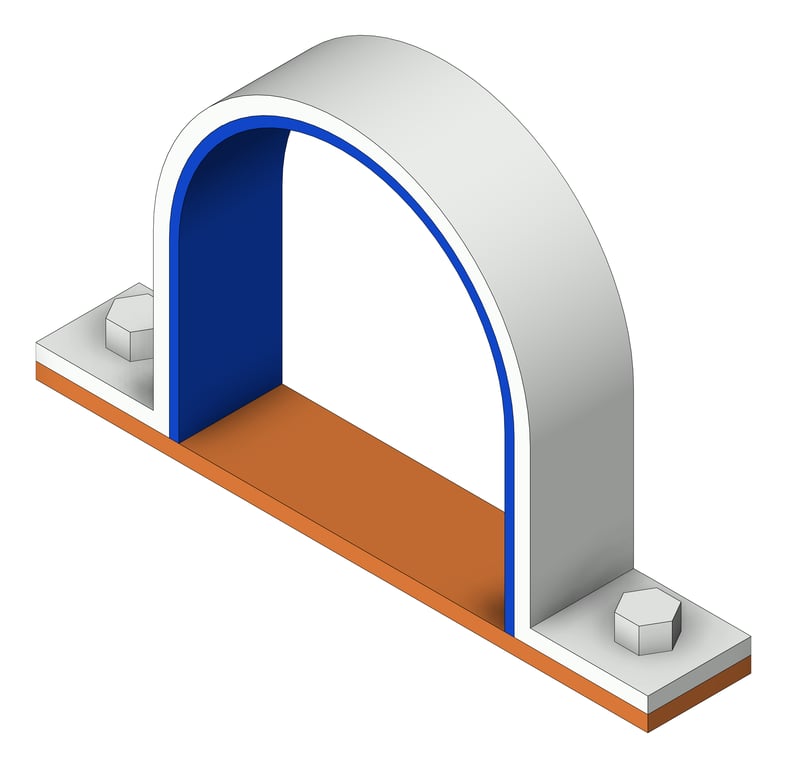 Navigate to Pipe Saddle Guide Rigid Anchorage Insulated AG445