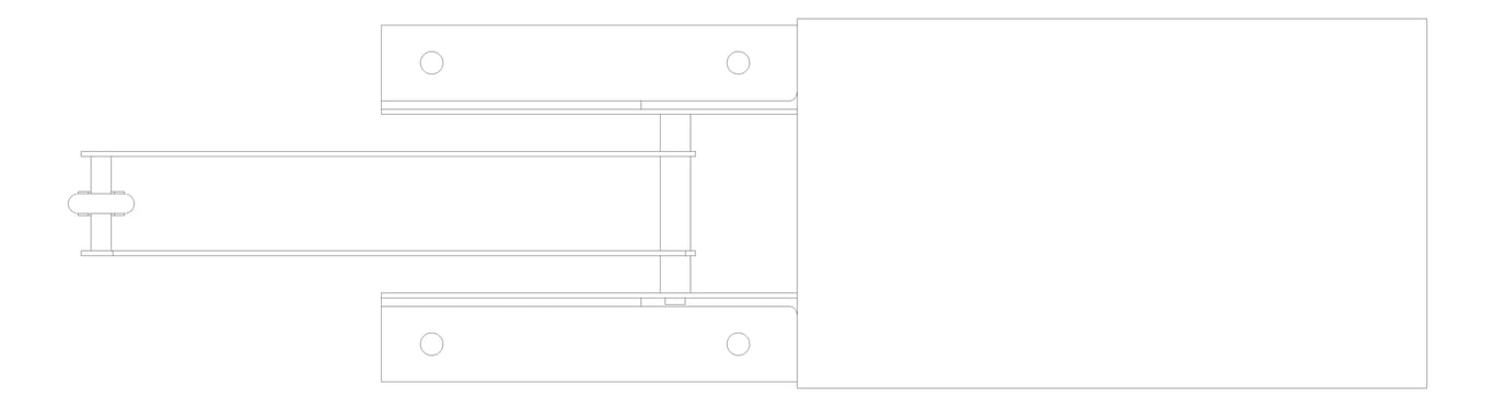 Plan Image of Constant Load Spring Support Anchorage Horizontal Base Mounted Hanger AG810