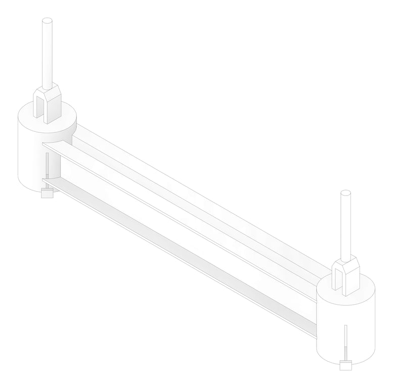 3D Documentation Image of SpringSupport Variable Anchorage DualSuspensionRods ShortTravel