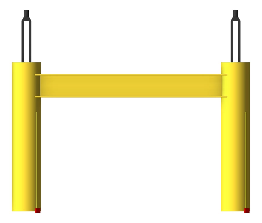 Front Image of SpringSupport Variable Anchorage DualSuspensionRods TripleTravel