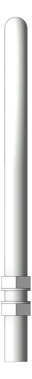 Left Image of Pipe Guide Rigid Anchorage U-bolt Insulated for HDPE AG515