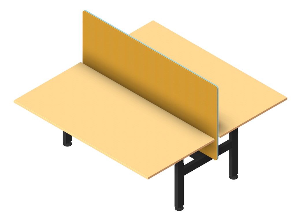 Image of Desk Double AspectFurniture Activate Linear AdjustableHeight