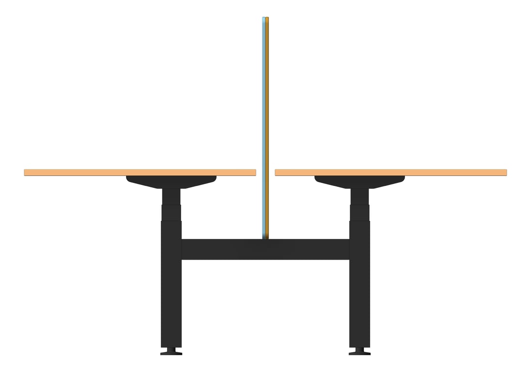 Left Image of Desk Double AspectFurniture Activate Linear AdjustableHeight
