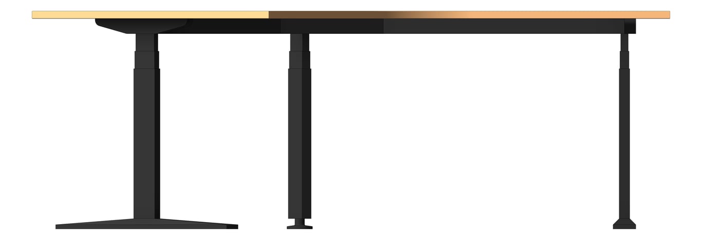 Front Image of Desk Single AspectFurniture Activate 120Deg AdjustableHeight