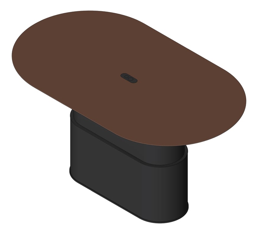 3D Shaded Image of Table Pill AspectFurniture Atlas 8Person AdjustableHeight
