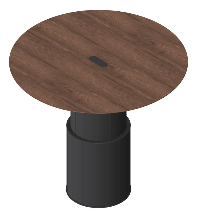Image of Table Round AspectFurniture Atlas 5Person AdjustableHeight