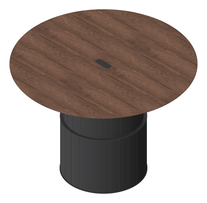 Image of Table Round AspectFurniture Atlas 8Person AdjustableHeight