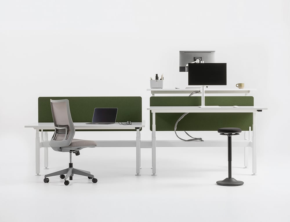 AspectFurniture Activate Linear B2B Image of Desk Double AspectFurniture Activate Linear AdjustableHeight
