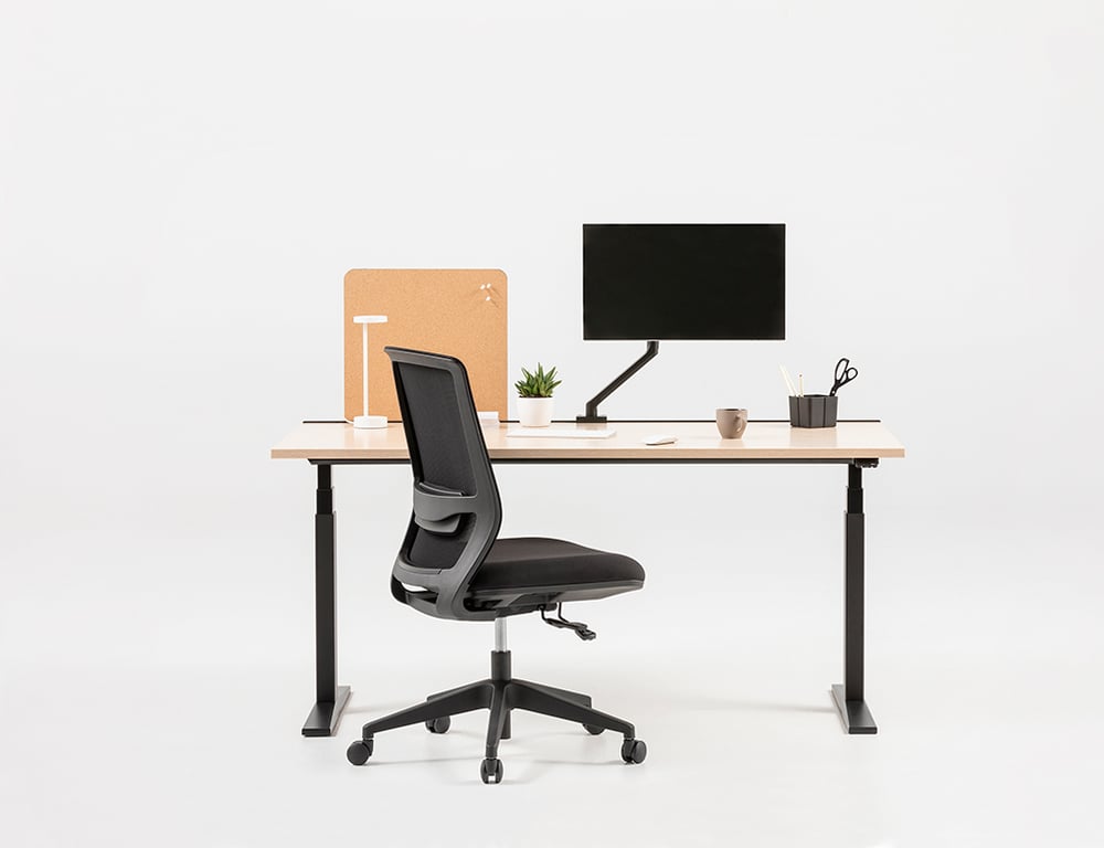 AspectFurniture Activate Linear FS Image of Desk Single AspectFurniture Activate Linear AdjustableHeight