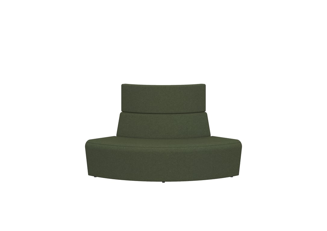 AspectFurniture Drift Full Convex 1300 R90Degree 1S Image of Seat Sofa AspectFurniture Drift Full 90Degree Convex