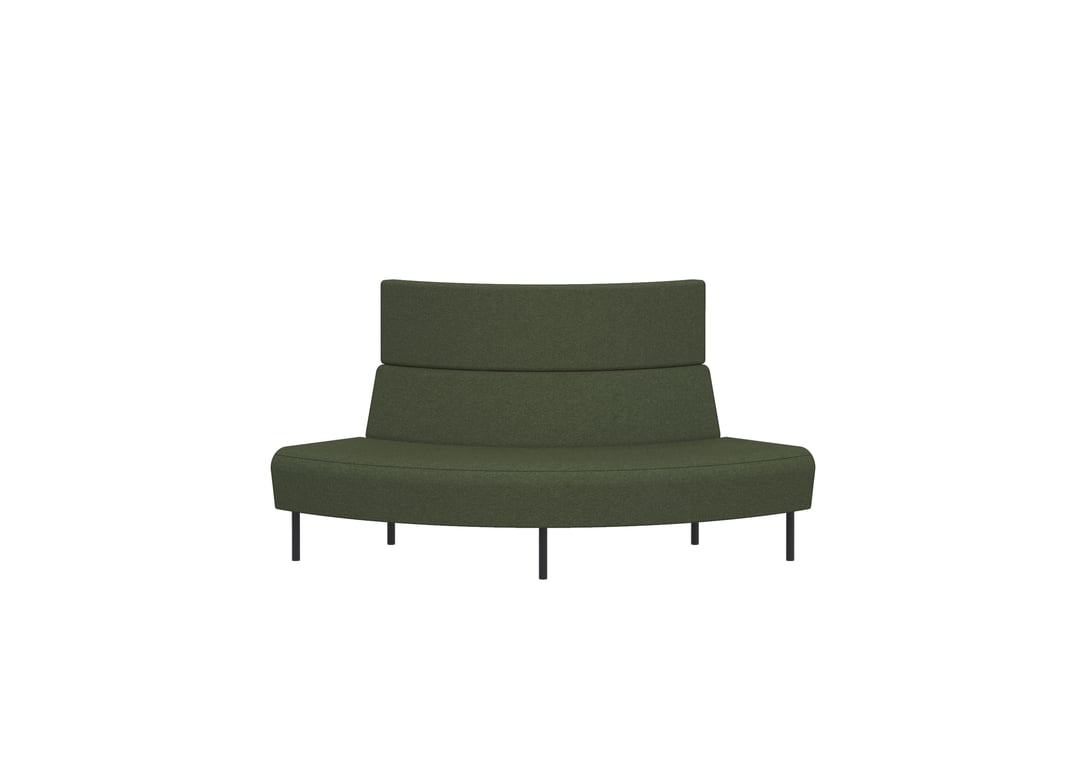 AspectFurniture Drift Lite Convex 1500 R90Degree 1S Image of Seat Sofa AspectFurniture Drift Lite 90Degree Convex
